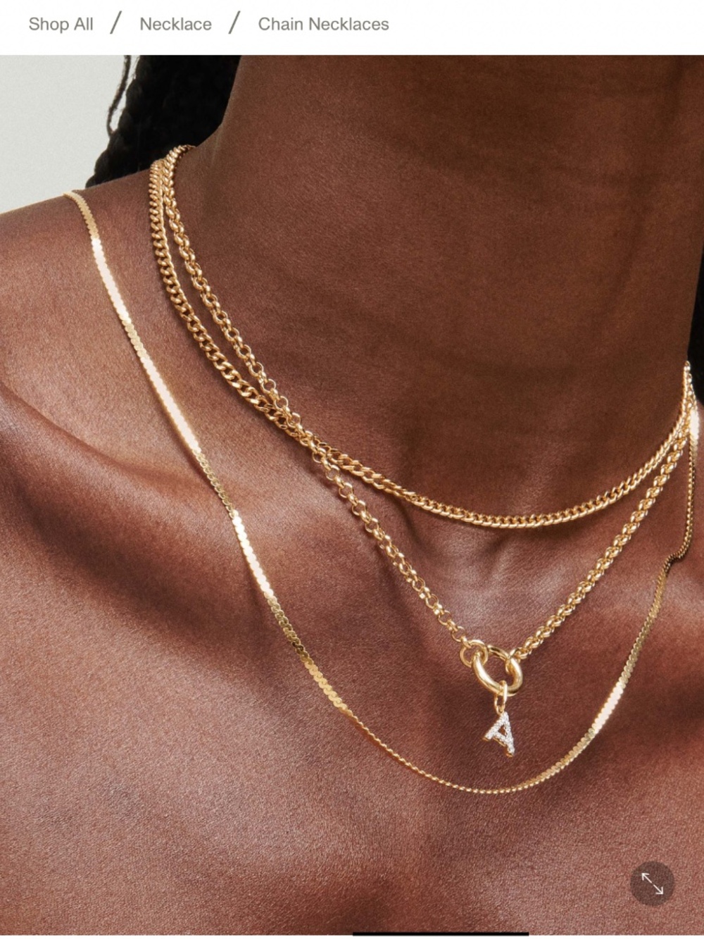 Mejuri 14k Gold - Curb Chain Necklace - 14-16”